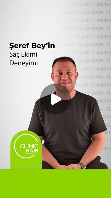 Clinichair Şeref Bey saç ekimi deneyimi videosu kapağı