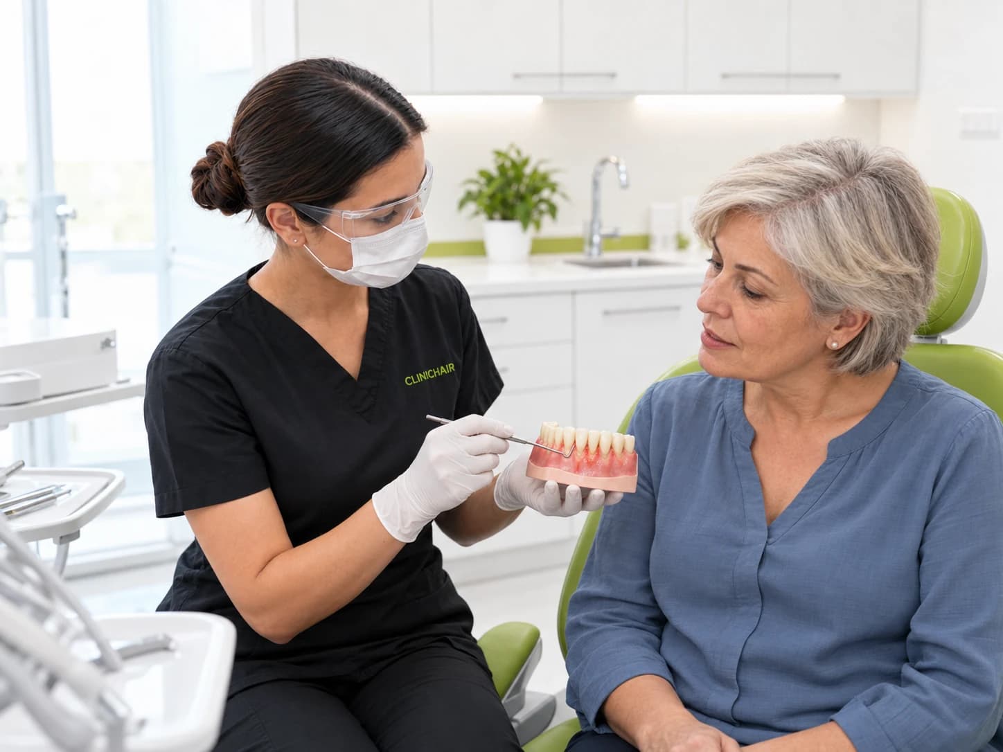 Diş Eti Çekilmesi ve Kanaması — temsili klinik uygulama