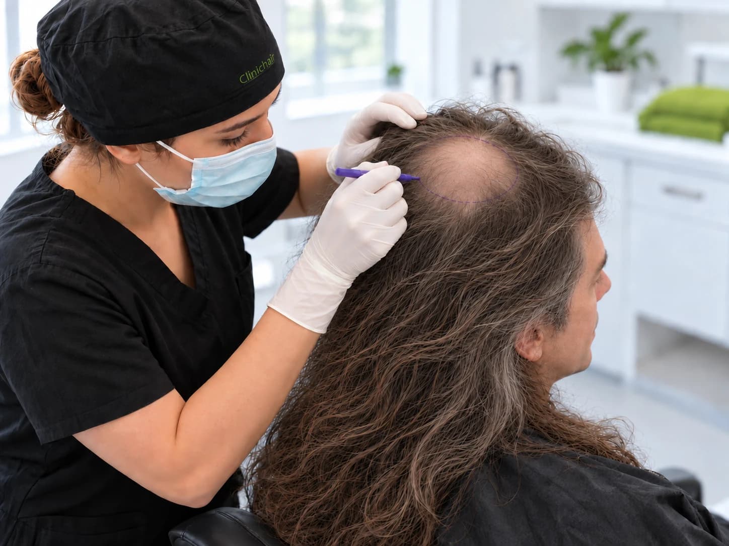 Uzun Saç FUE — temsili klinik uygulama