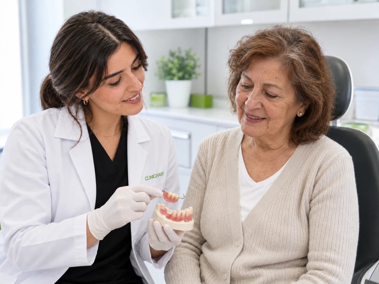 Hareketli Diş Protezi — temsili klinik uygulama